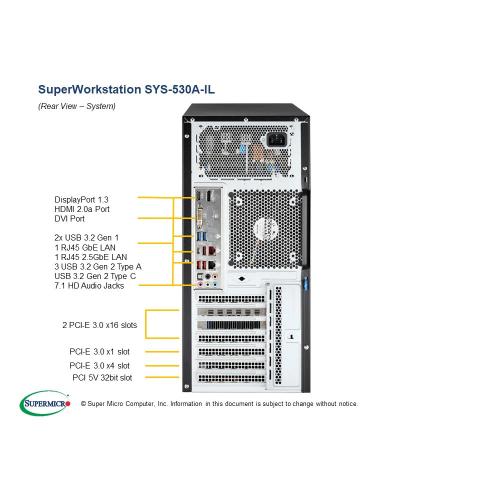UP Workstation SYS-530A-IL